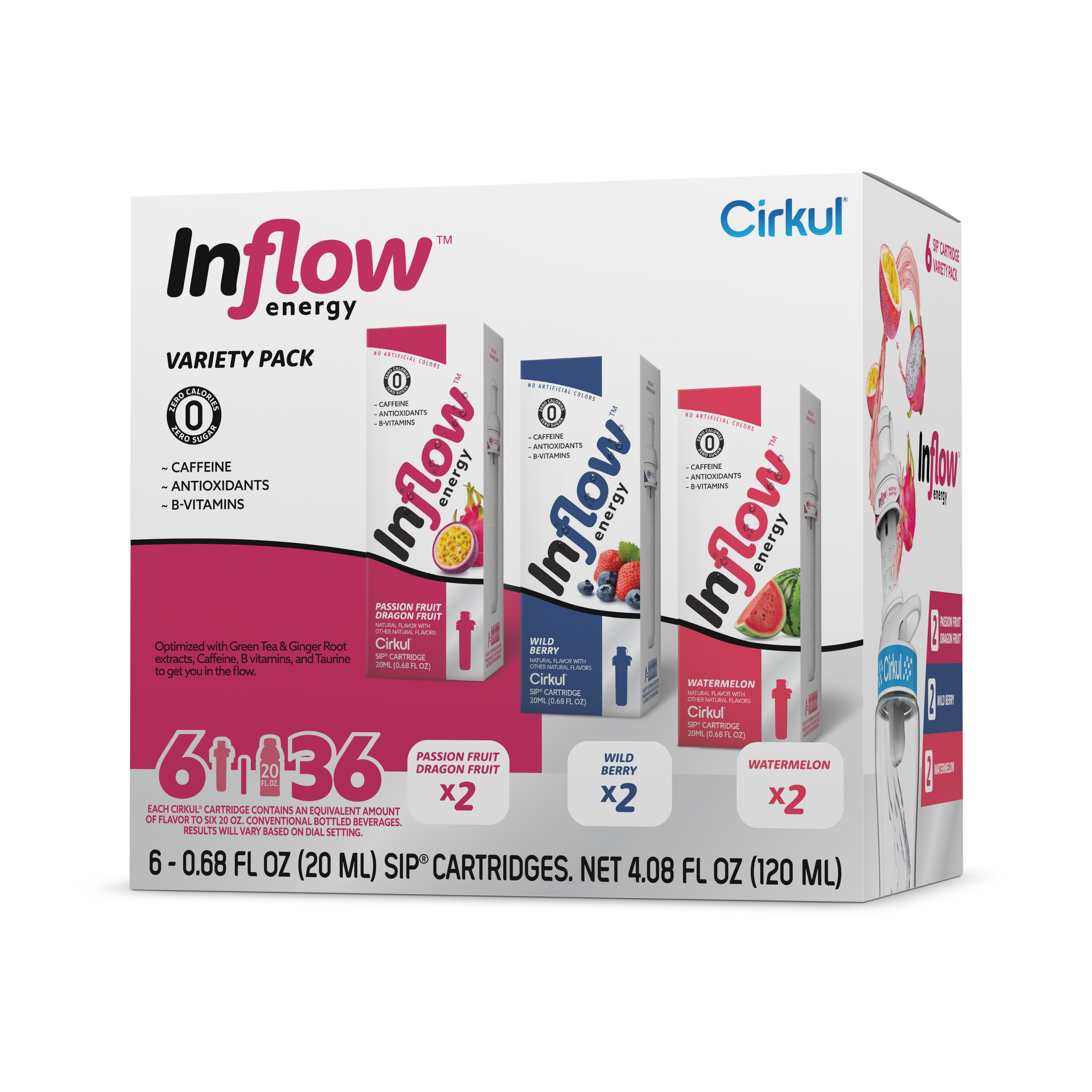 Inflow Energy� 6-Pack Variety Pack